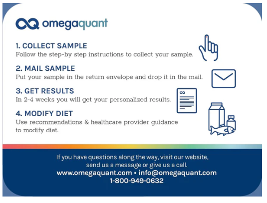 Omega Quant Complete - At-home dried blood spots finger prick test