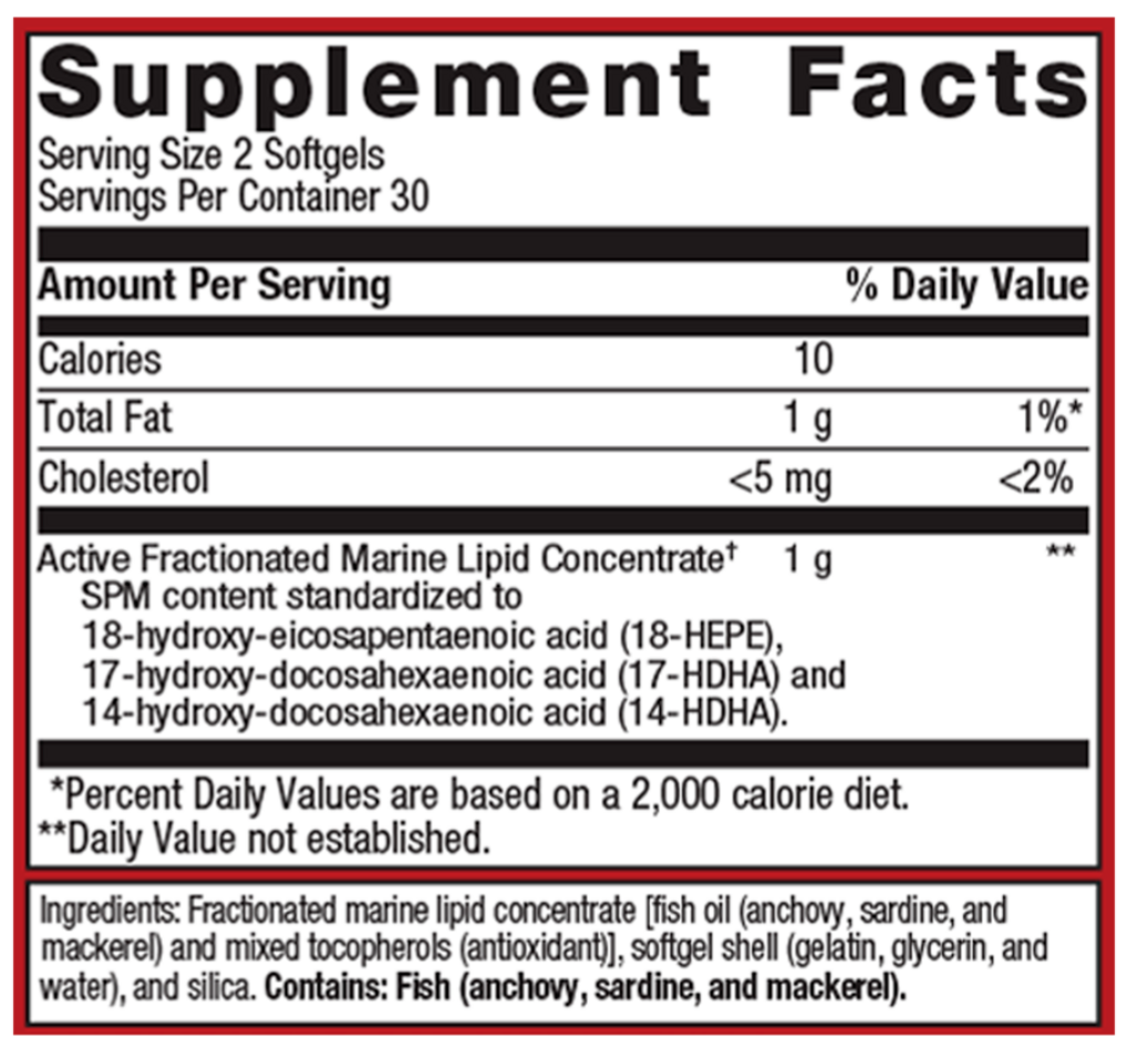 SPM Active 120c (Fish Oil DHA EPA) - Metagenics