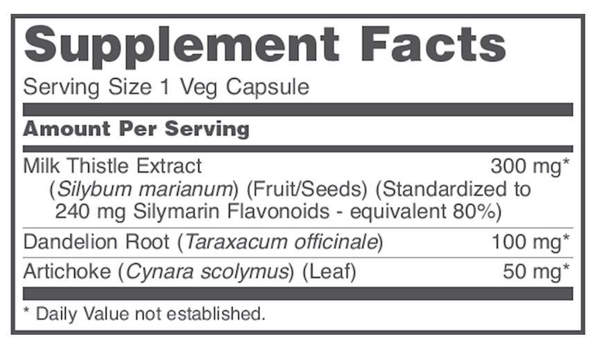 Milk Thistle Extract Protocol - 90c